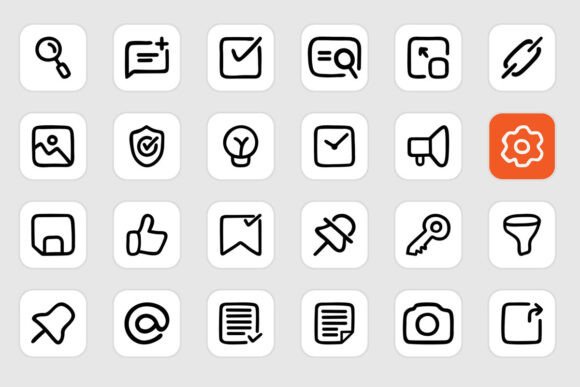 36 Interface Icons