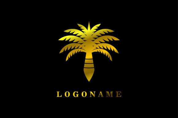 Date Palm Tree Logo: A Graphic Asset for Warm Branding