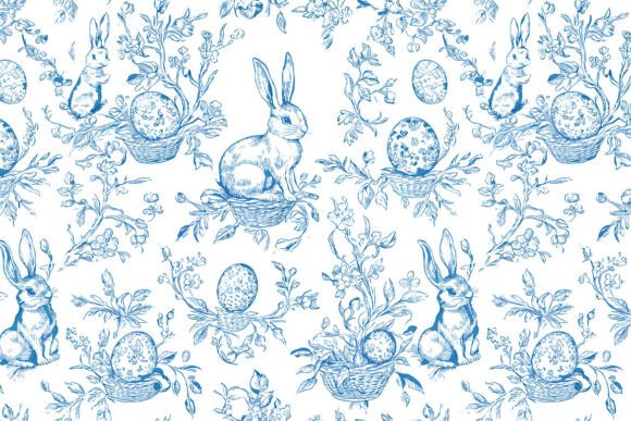 Easter Bunny Embroidery Pattern