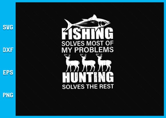 Fishing Graphics for Crafts and Branding