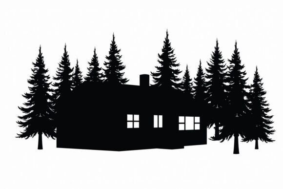 Forest House Vector Art Bundle: Graphics for Crafts