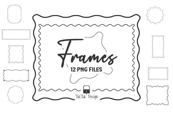 Frame Border Decorative Graphics for Branding
