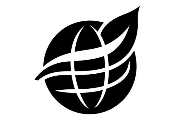 Leaf-Wrapped Globe Graphics for Crafts