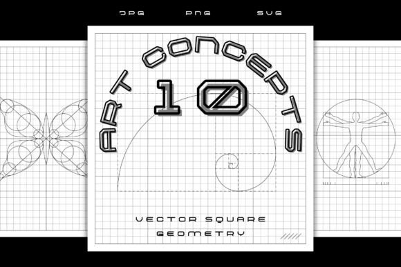 Mathematical Geometry Graphics for Modern Branding