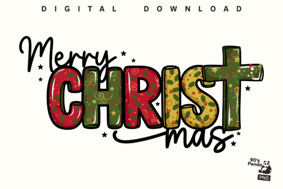 Retro Christmas Graphics for T-Shirt Designs