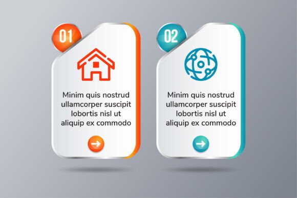 Rounded Vertical Infographic for Modern Branding
