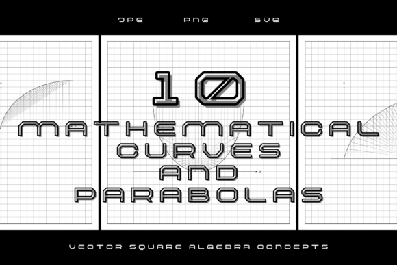 Square Algebra Concept Graphics for Digital Sellers